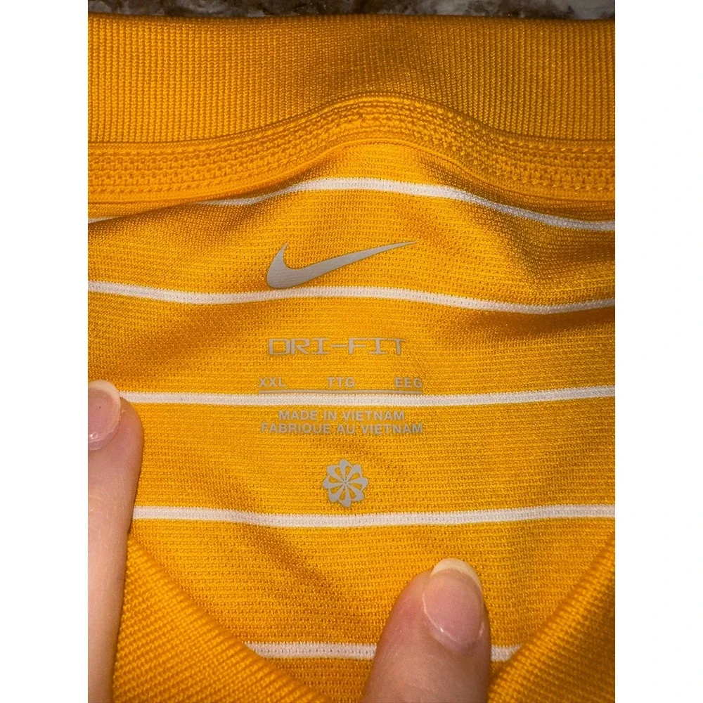 Nike‎ Dri-FIT ASU Appalachian State Shirt Athletic Fit Striped Golf XXL Game Day